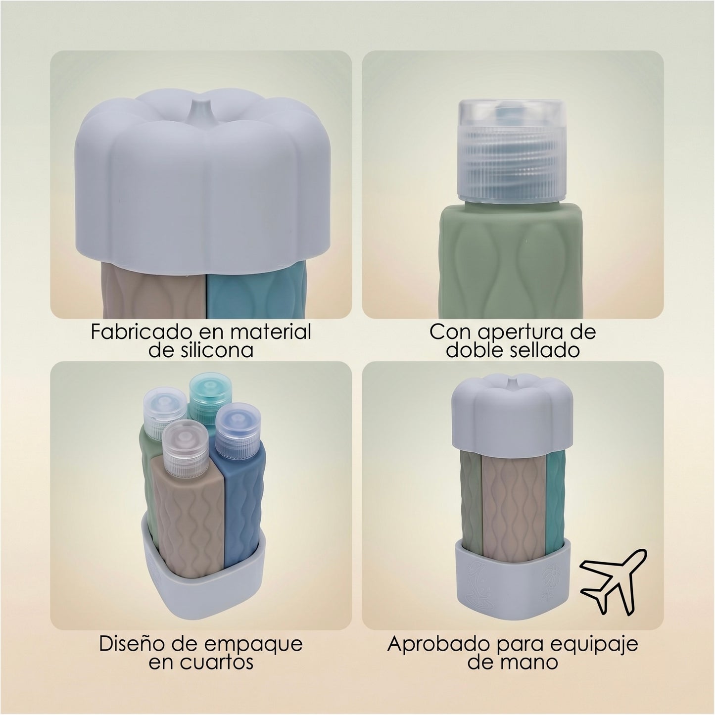 Botellitas de viaje