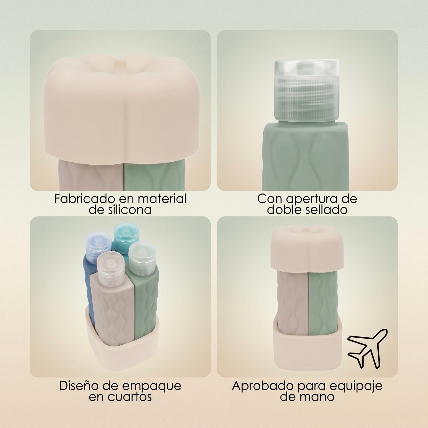 Botellitas de viaje