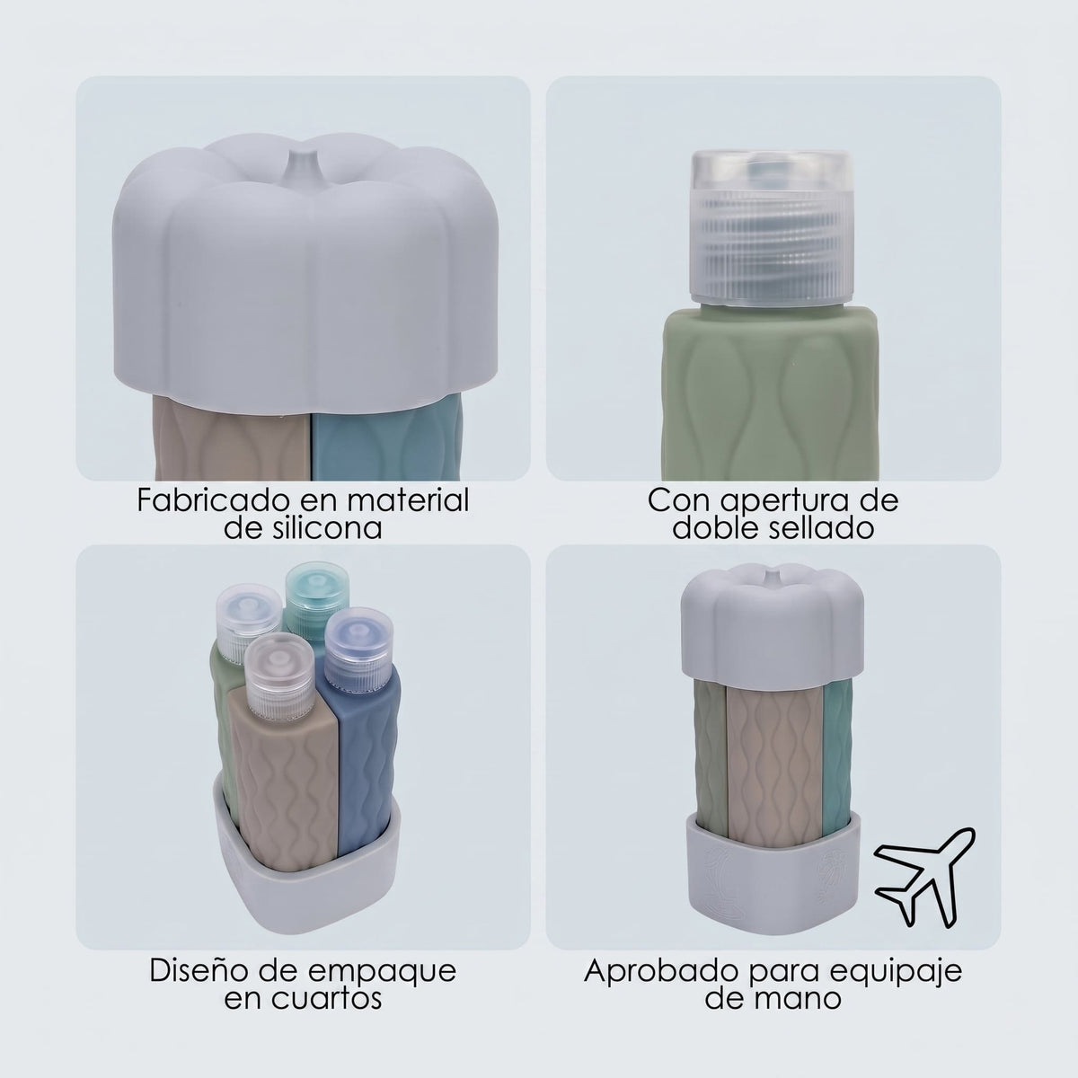 Botellas recargables
